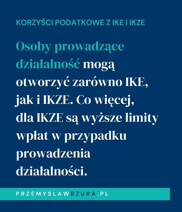 Jak maksymalizować korzyści podatkowe z IKE i IKZE z perspektywy przedsiębiorcy