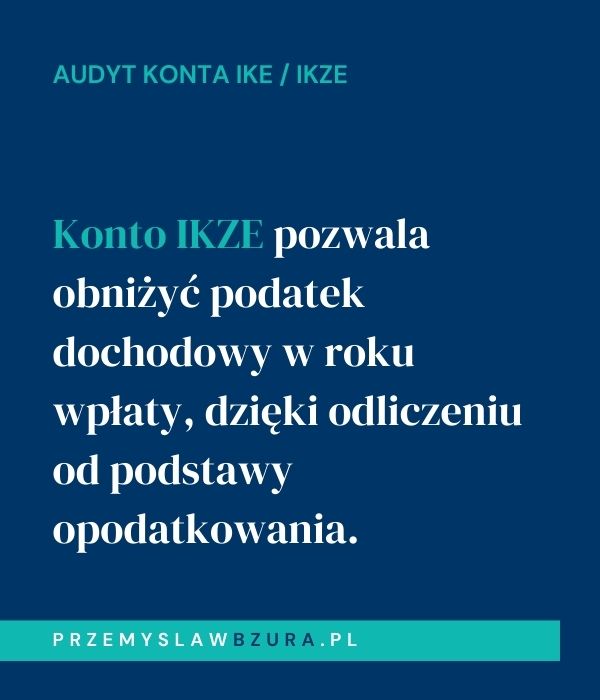 Baner z cytatem z artykułu o tym czym jest konto IKZE